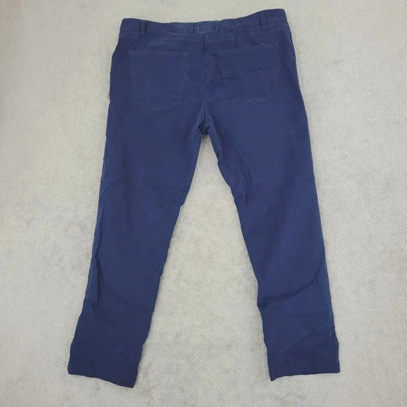 Santorelli Mens Luigi Pants Size 40x30  Blue Chino Stretch Made In Italy  27PT - Picture 2 of 7